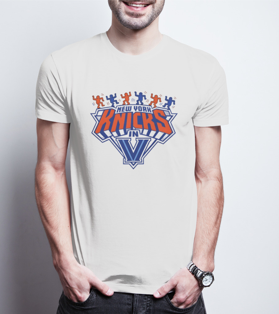 New York Knicks Vs Villanova 2026 Basketball Game Event T-Shirt