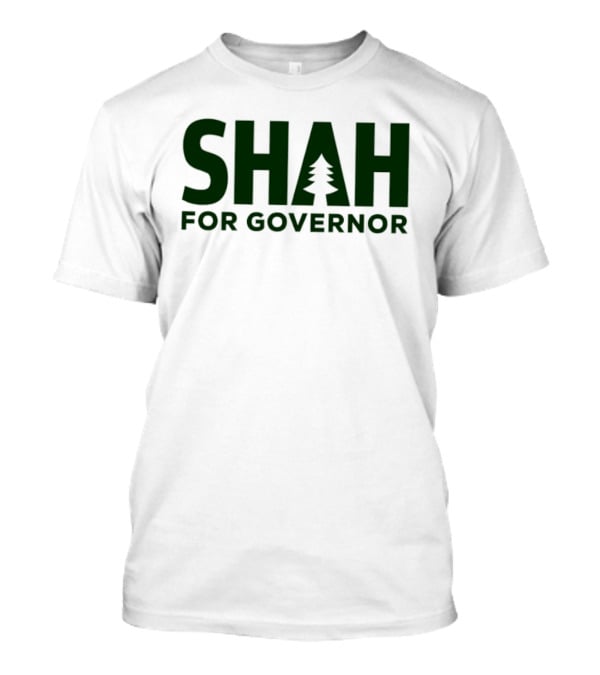 SHAH For Governor 2026 Tree T-Shirt