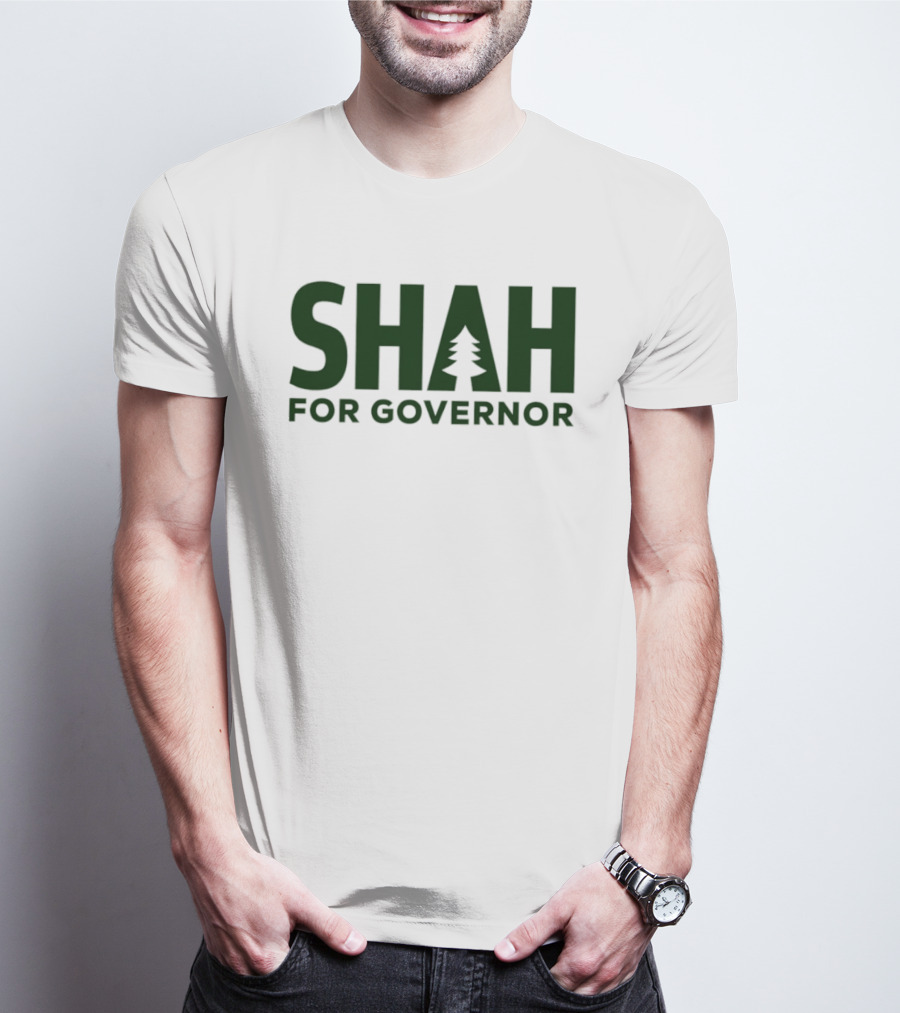 SHAH For Governor 2026 Tree T-Shirt