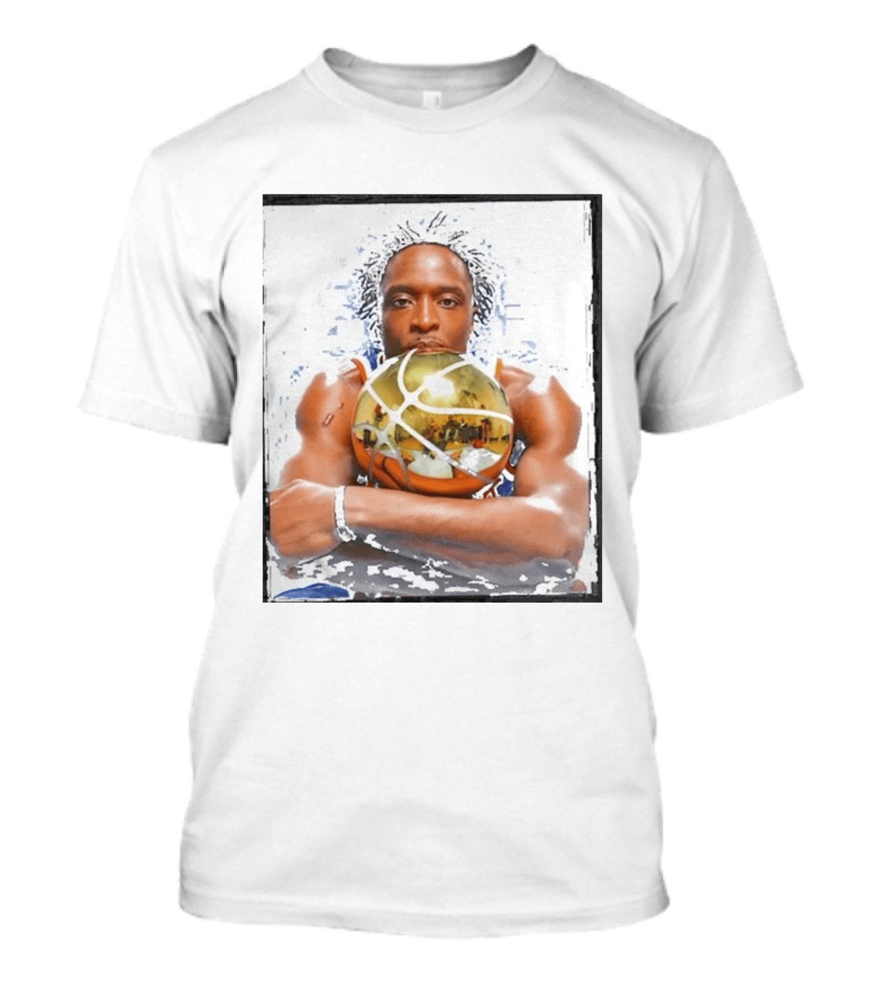 OG Anunoby Basketball Reflection Artistic Slam Magazine Photoshoot T-Shirt