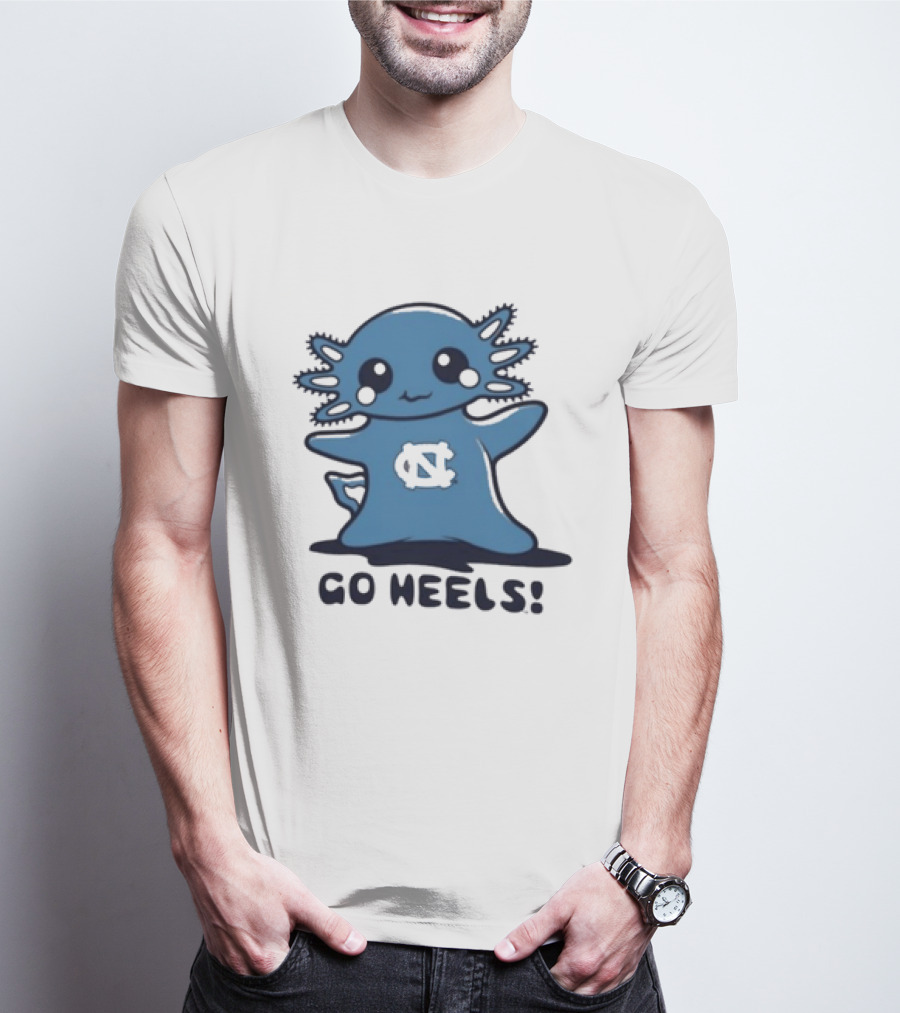 UNC Axolotl Go Heels Cute College Sports T-Shirt