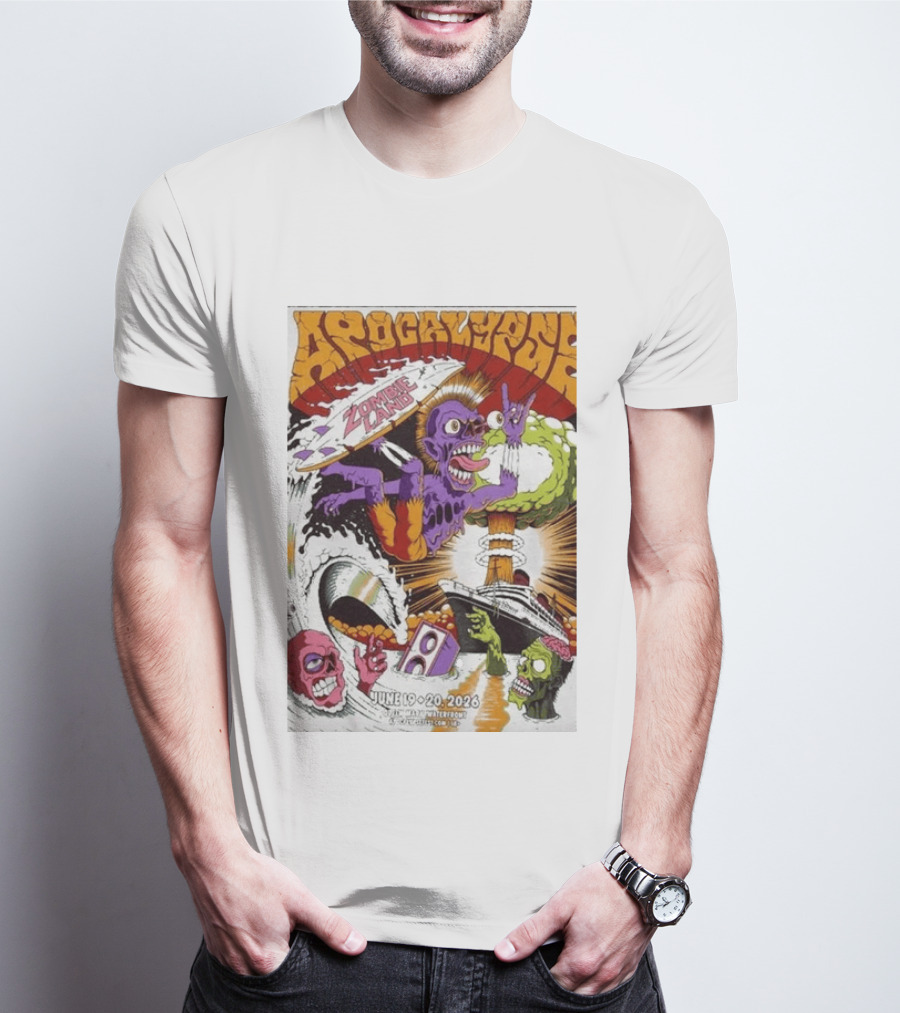 Zombie Land Apocalypse June 19 20 2026 Waterfront Event T-Shirt