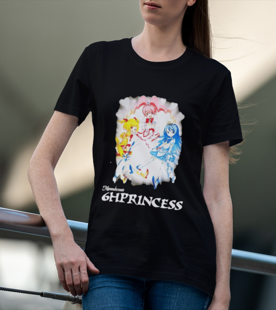 Mononoke 6HPPrincess Anime Characters Colorful Trio T-Shirt