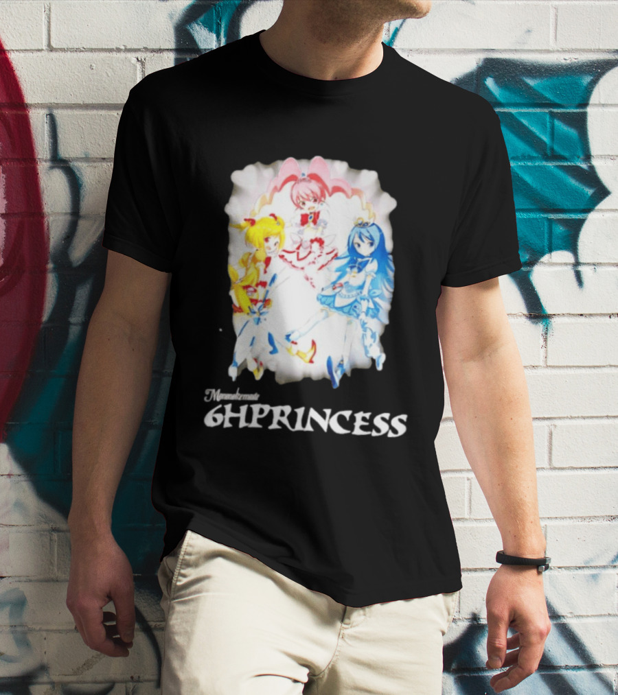 Mononoke 6HPPrincess Anime Characters Colorful Trio T-Shirt