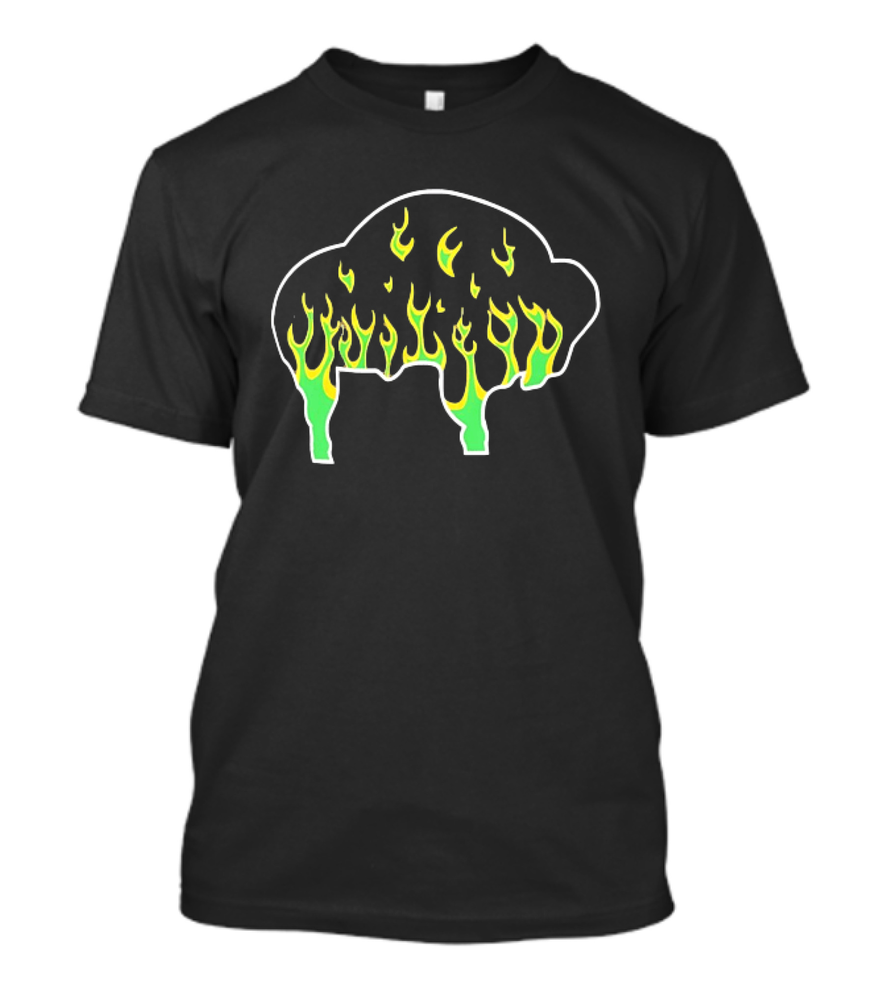 Buffalo Flaming Buffalo Fire T-Shirt