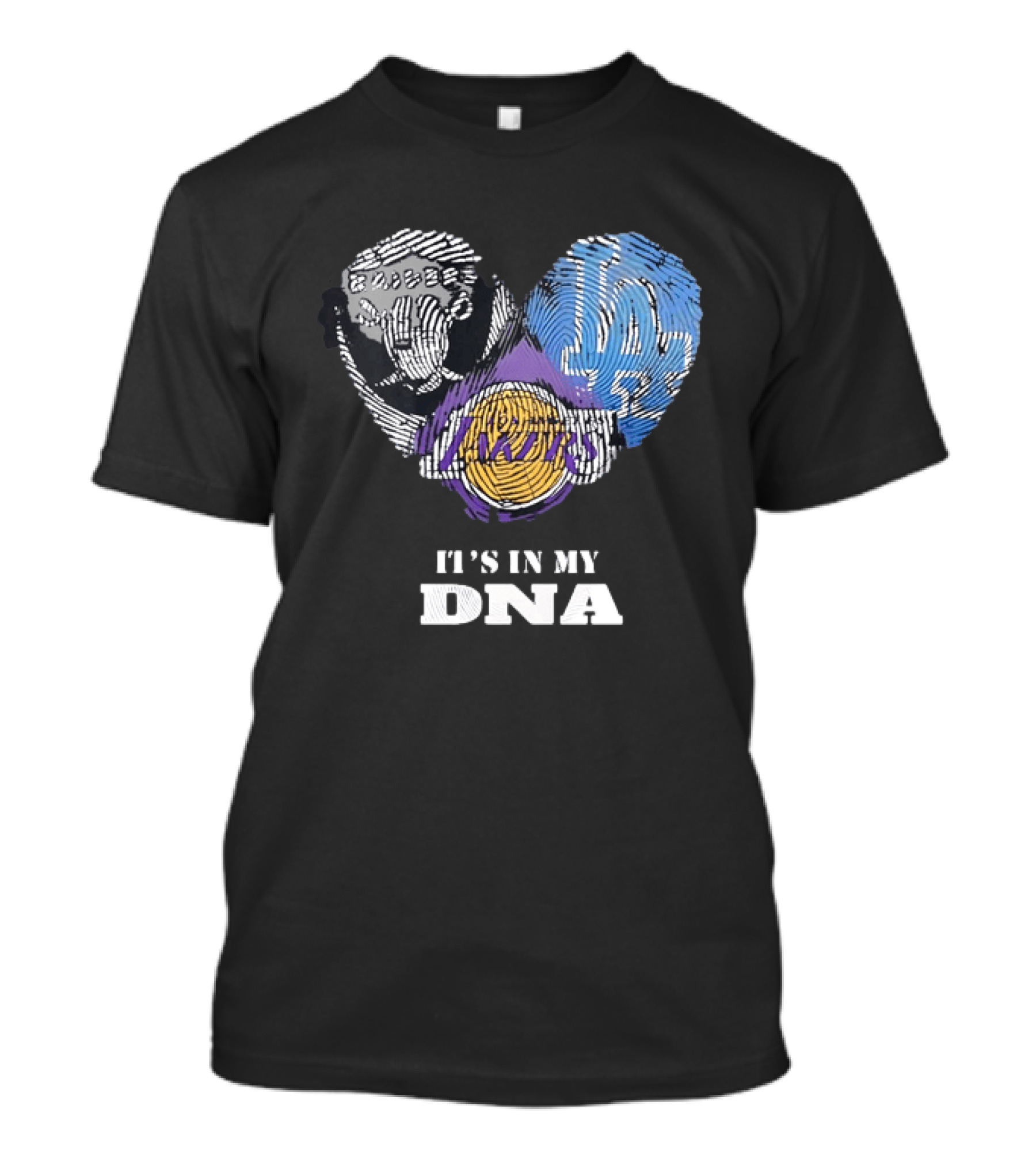 It's In My DNA Raiders Dodgers Lakers T-Shirt