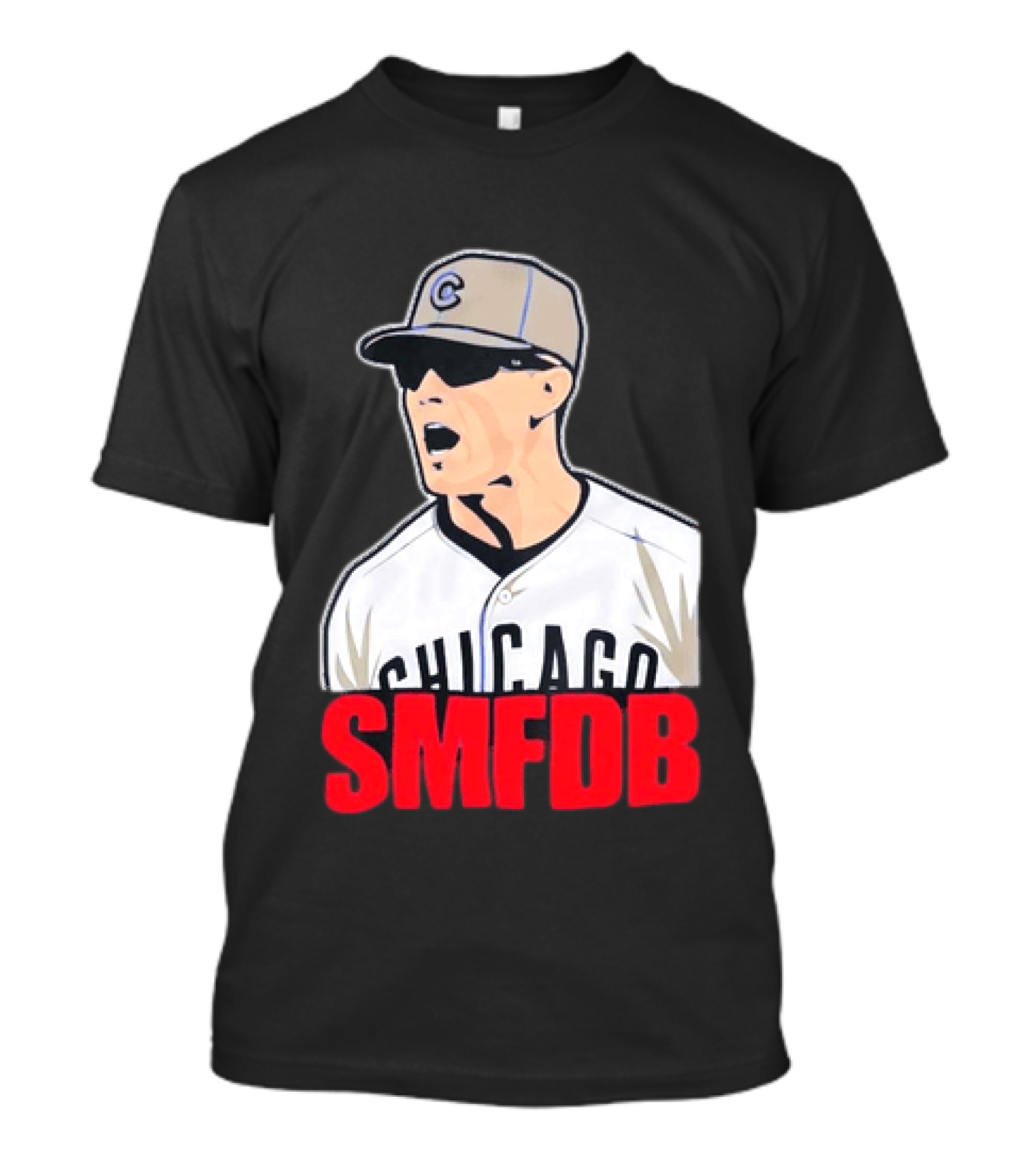 Chicago Cubs SMFDB Manager Yelling Iconic Baseball Team Fan T-Shirt
