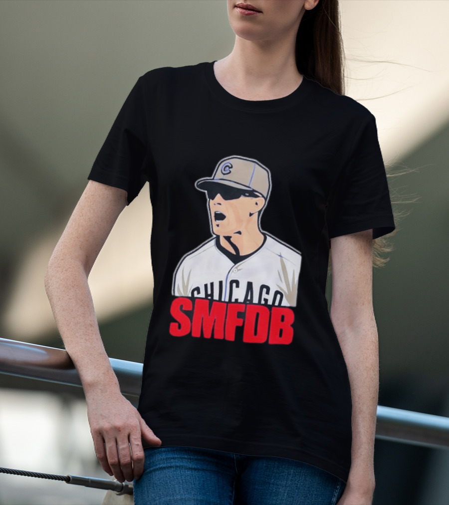 Chicago Cubs SMFDB Manager Yelling Iconic Baseball Team Fan T-Shirt