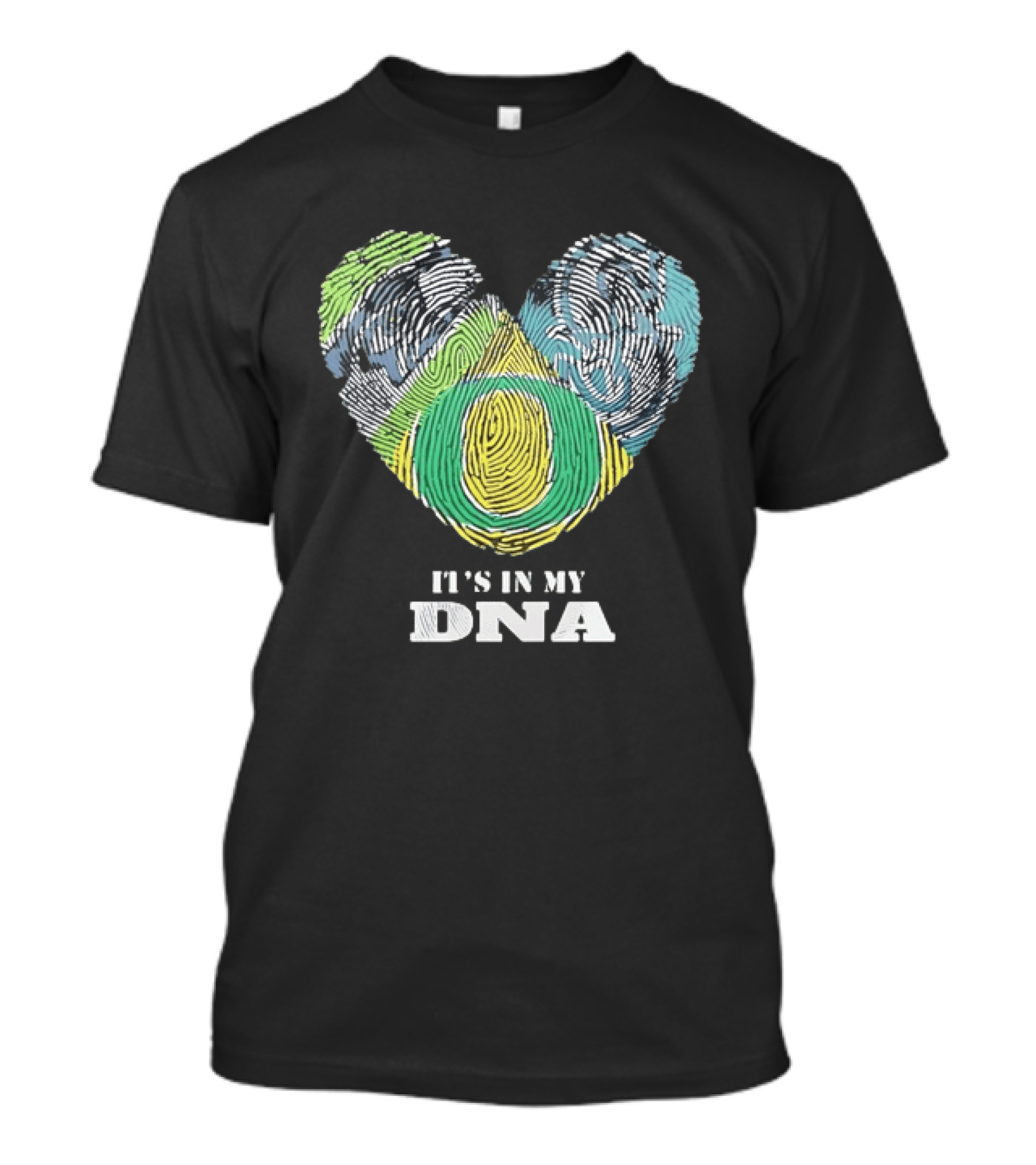 Oregon Ducks It's In My DNA Fingerprint Heart T-Shirt