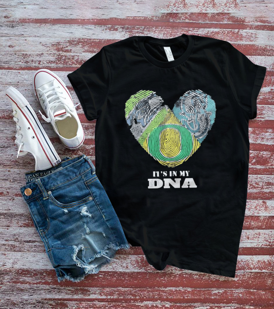 Oregon Ducks It's In My DNA Fingerprint Heart T-Shirt