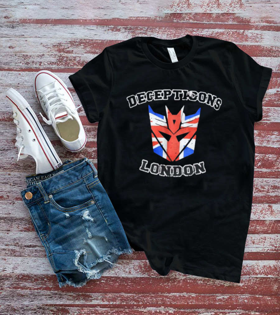 Decepticons London Union Jack Transformers T-Shirt