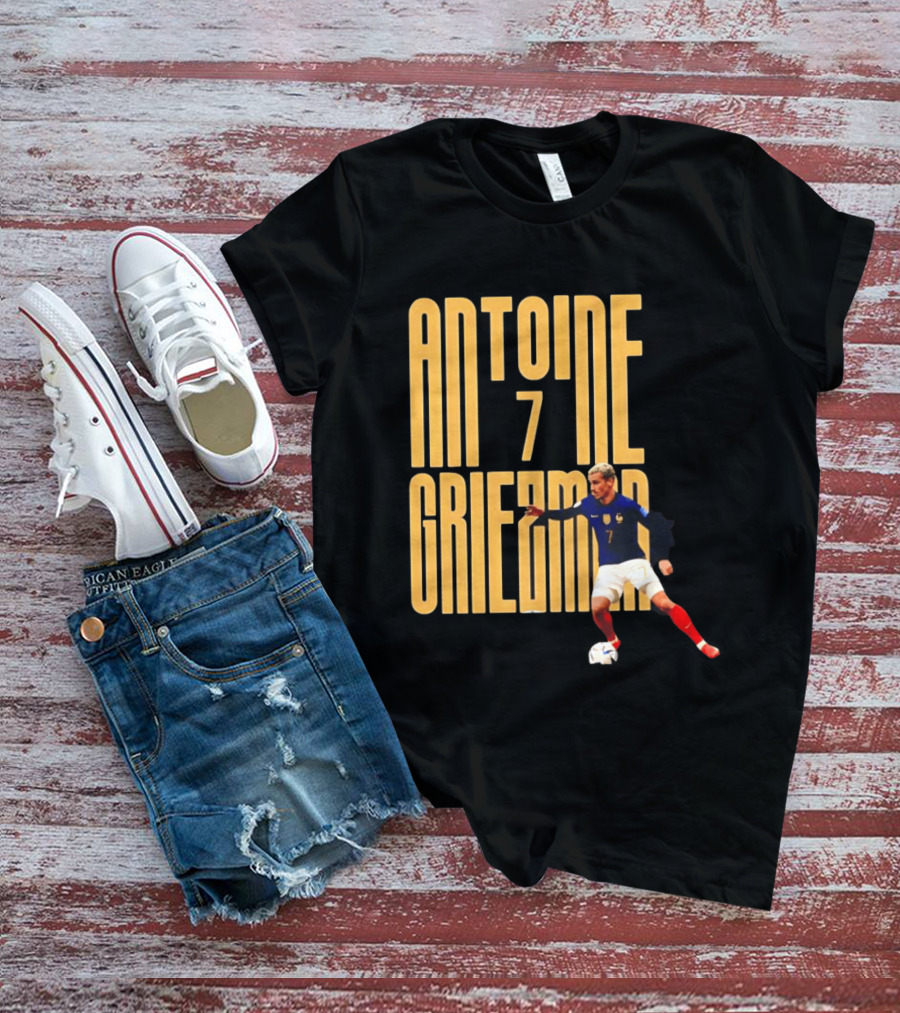 Antoine Griezmann 7 France Football Dribbling T-Shirt