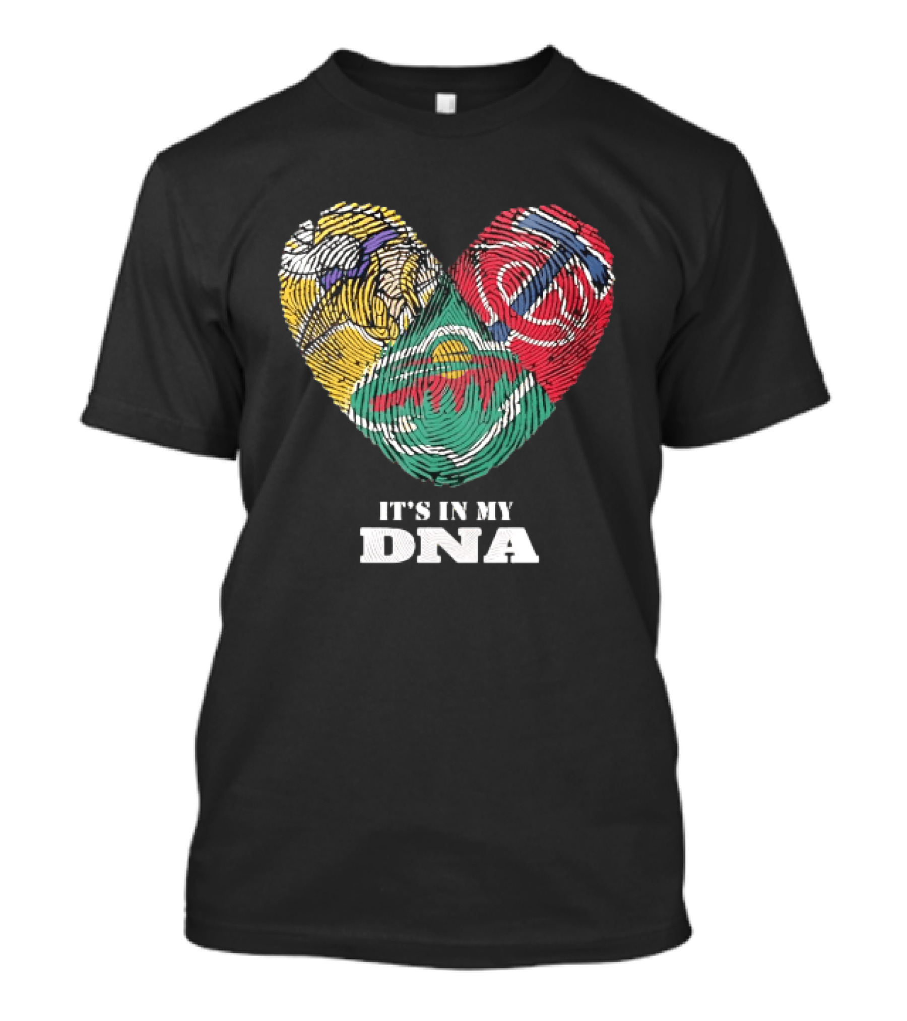 Minnesota Vikings Timberwolves Wild It's In My DNA T-Shirt