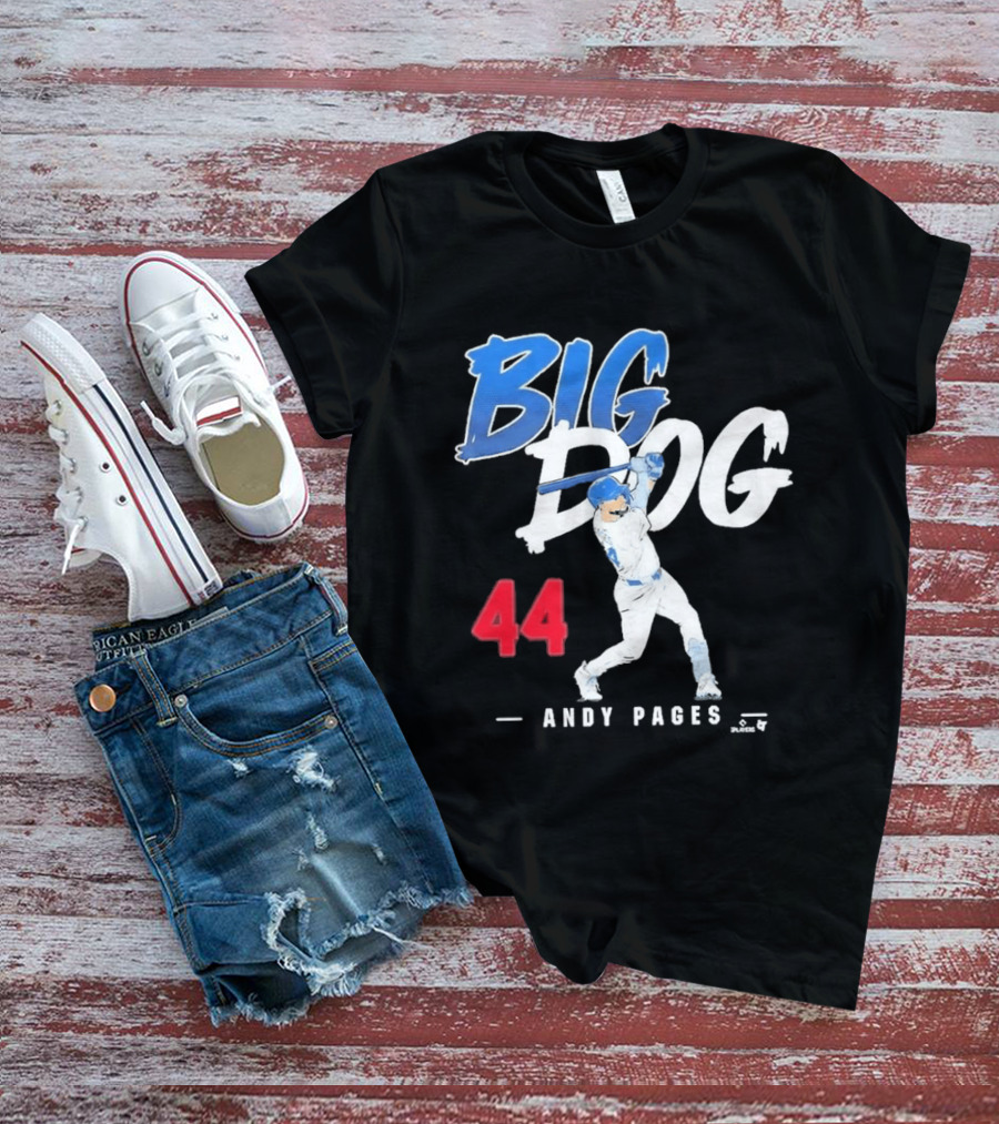 MLB Los Angeles Dodgers Andy Pages 44 Big Dog T-Shirt