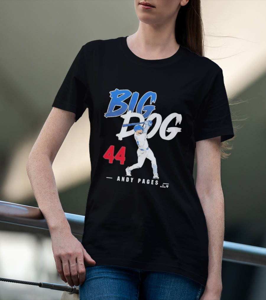 MLB Los Angeles Dodgers Andy Pages 44 Big Dog T-Shirt