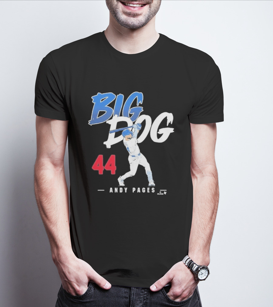 MLB Los Angeles Dodgers Andy Pages 44 Big Dog T-Shirt