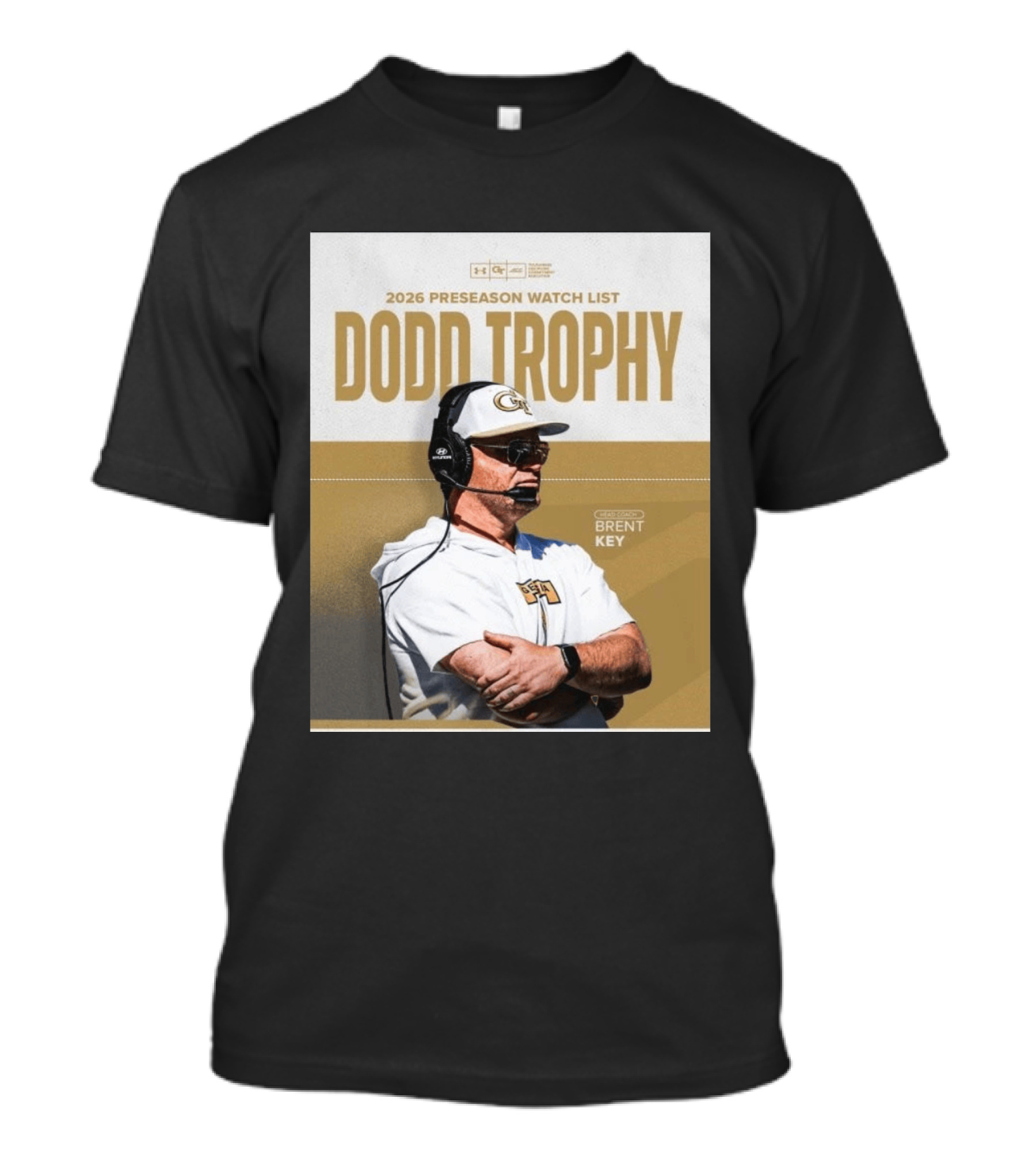 2026 Preseason List Dodd Trophy Head Coach Brent Key T-Shirt