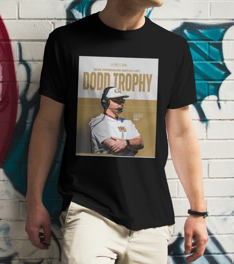 2026 Preseason List Dodd Trophy Head Coach Brent Key T-Shirt