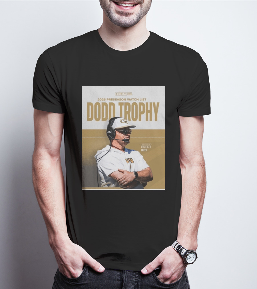 2026 Preseason List Dodd Trophy Head Coach Brent Key T-Shirt