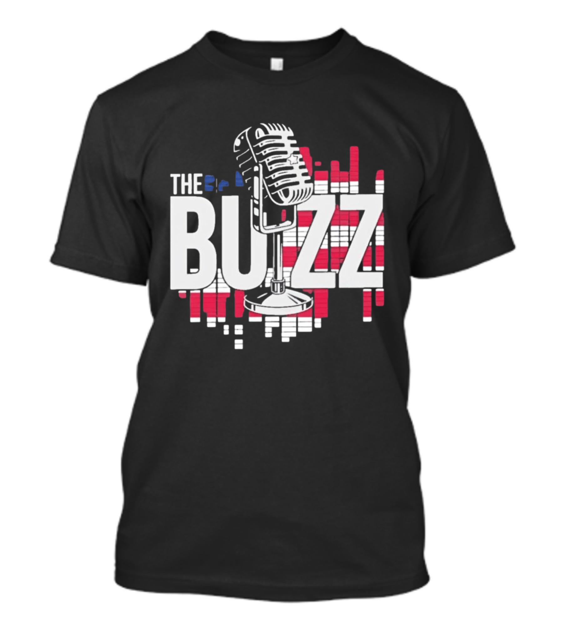 Podcast The Buzz Microphone T-Shirt