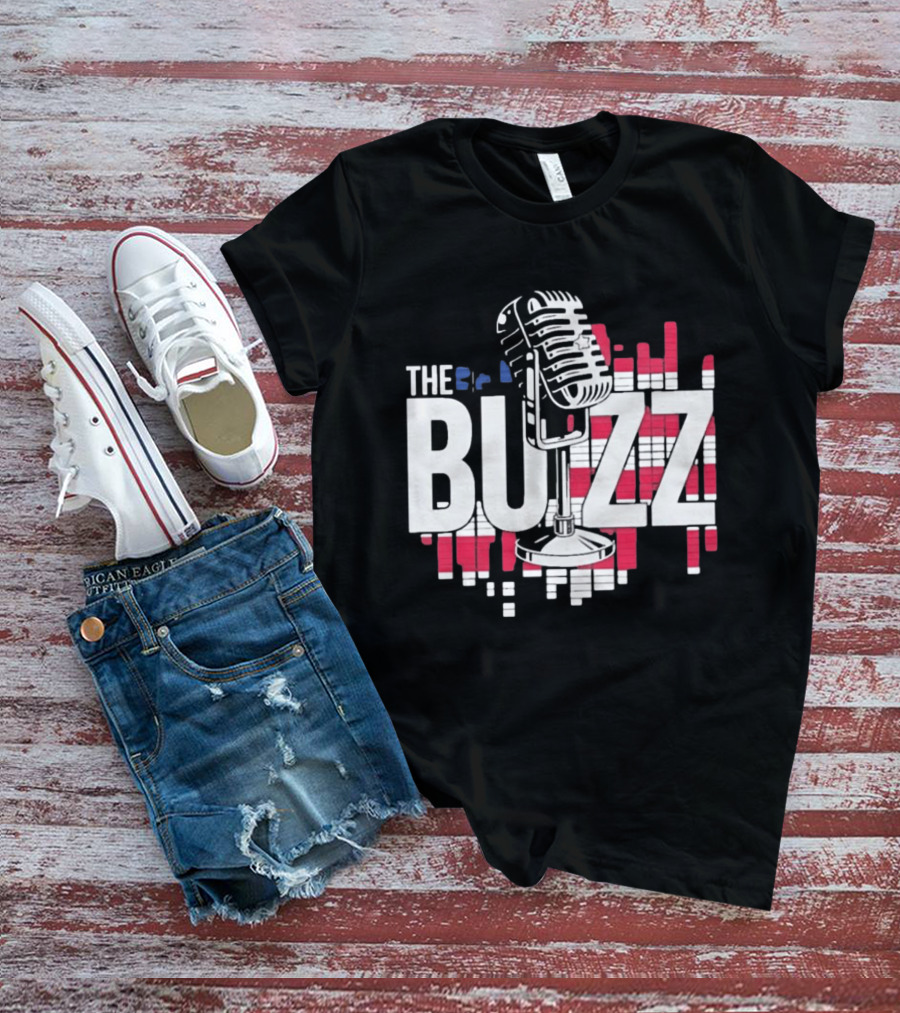 Podcast The Buzz Microphone T-Shirt