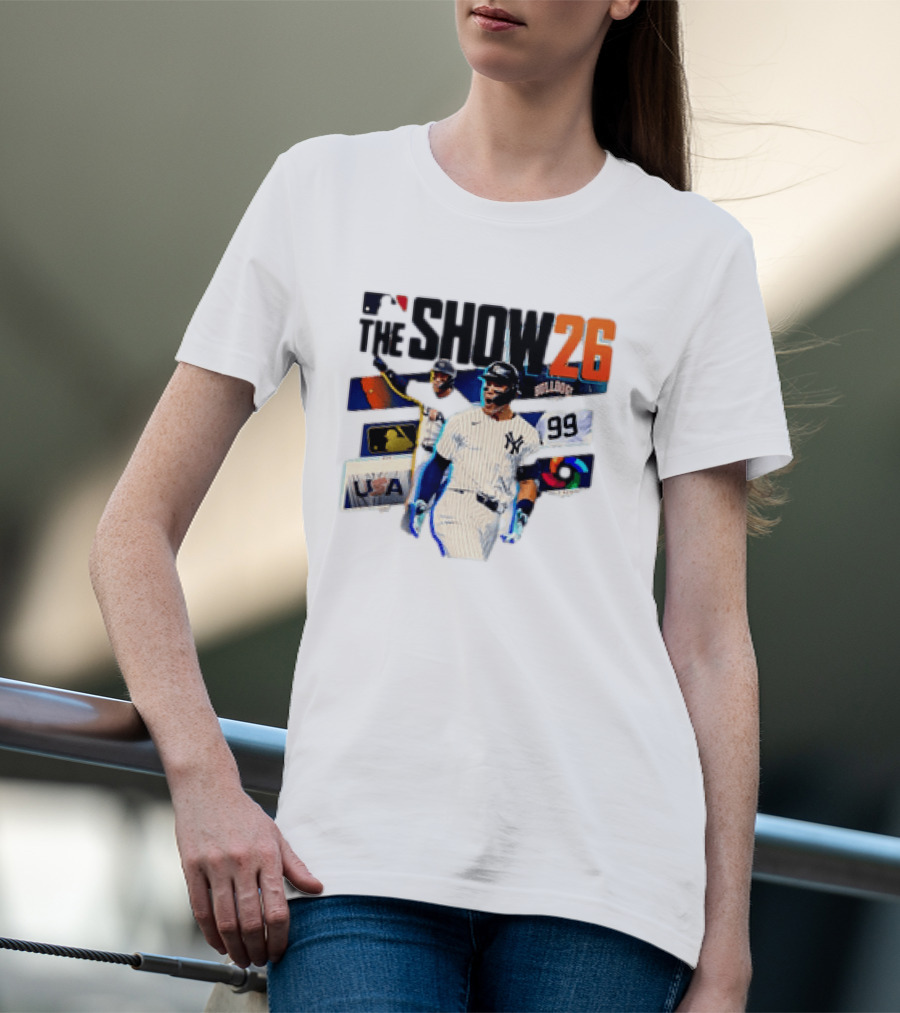 MLB The Show 26 Aaron Judge New York Yankees 99 USA T-Shirt