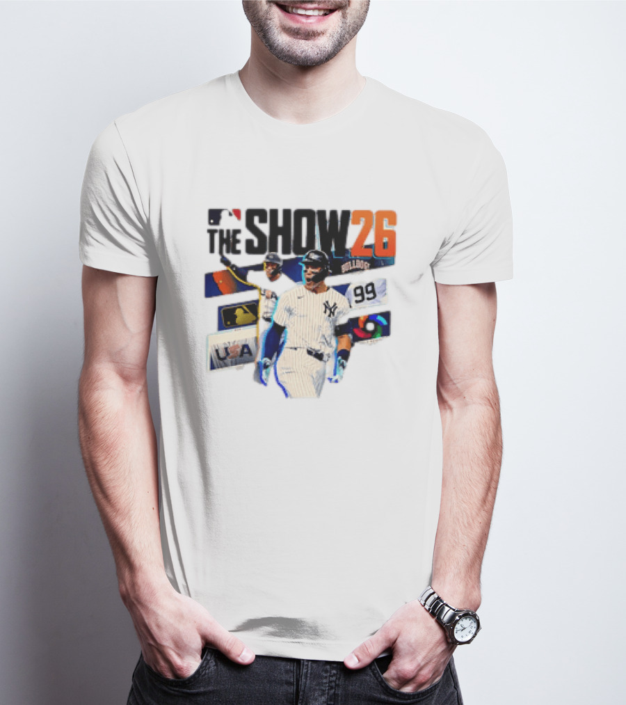 MLB The Show 26 Aaron Judge New York Yankees 99 USA T-Shirt