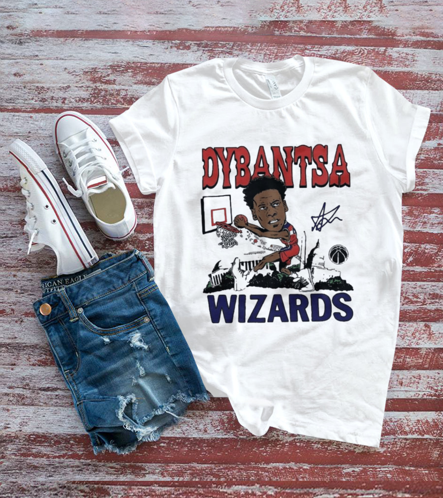 Dybantsa Washington Wizards Rookie Tri Blend Homage T-Shirt