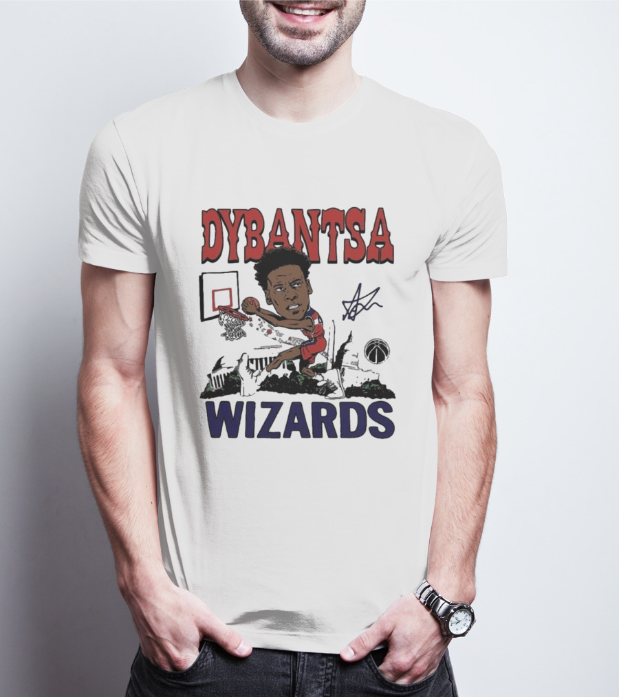 Dybantsa Washington Wizards Rookie Tri Blend Homage T-Shirt