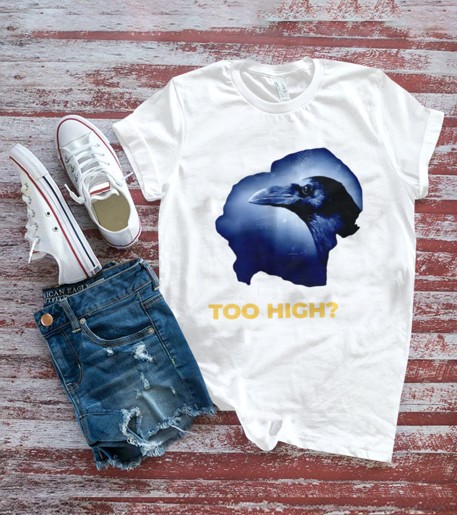 An IQ Too High Raven Sarcasm Meme T-Shirt