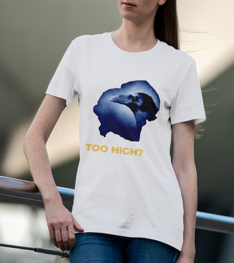 An IQ Too High Raven Sarcasm Meme T-Shirt