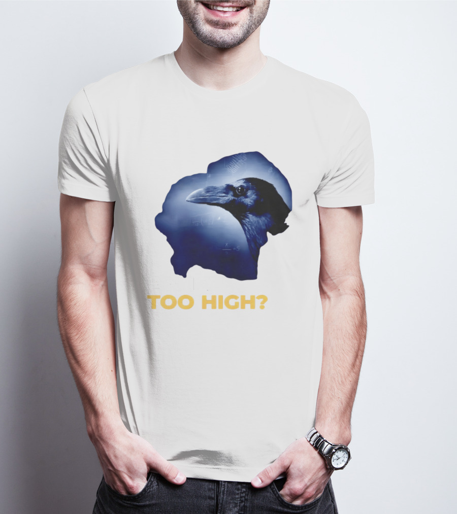 An IQ Too High Raven Sarcasm Meme T-Shirt