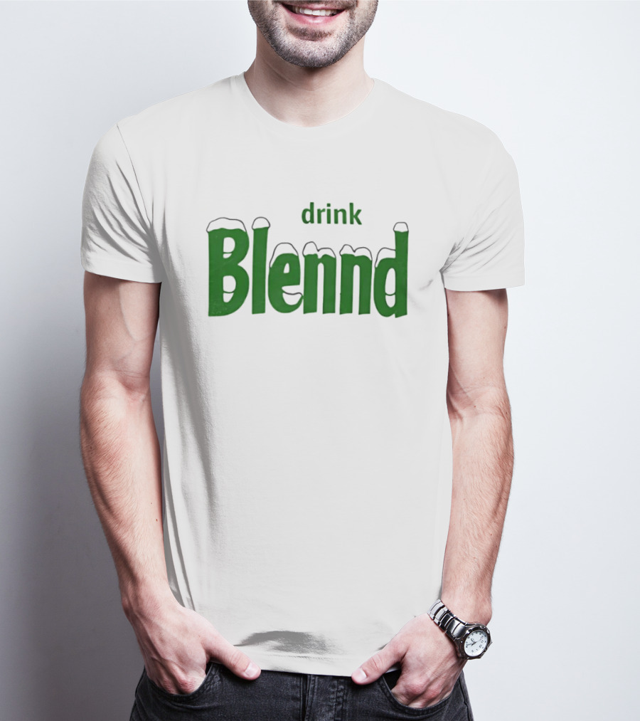 Refresh Your Routine Drink Blennd Green T-Shirt