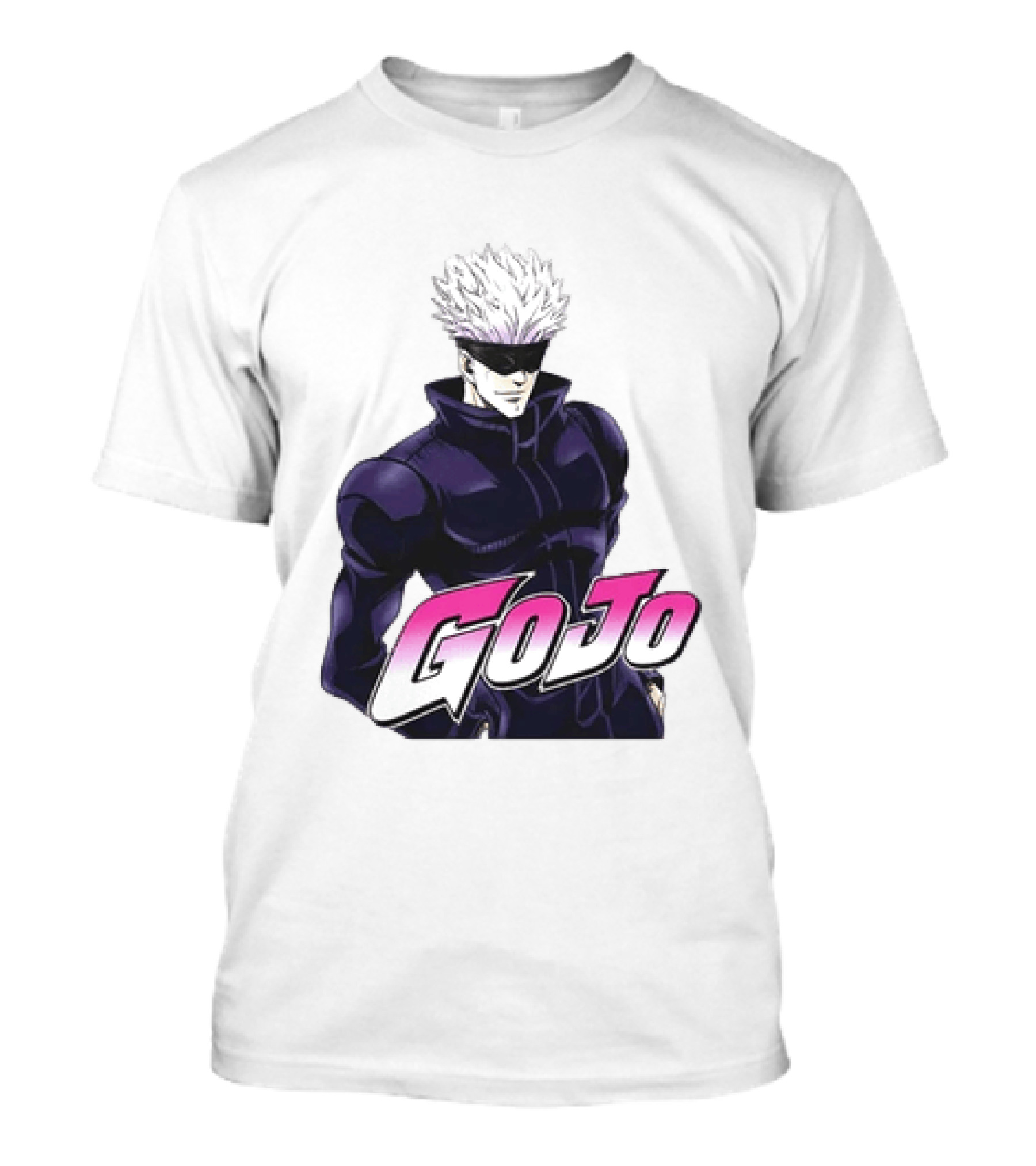 Satoru Gojo Jujutsu Kaisen Anime Crossover Jojo T-Shirt