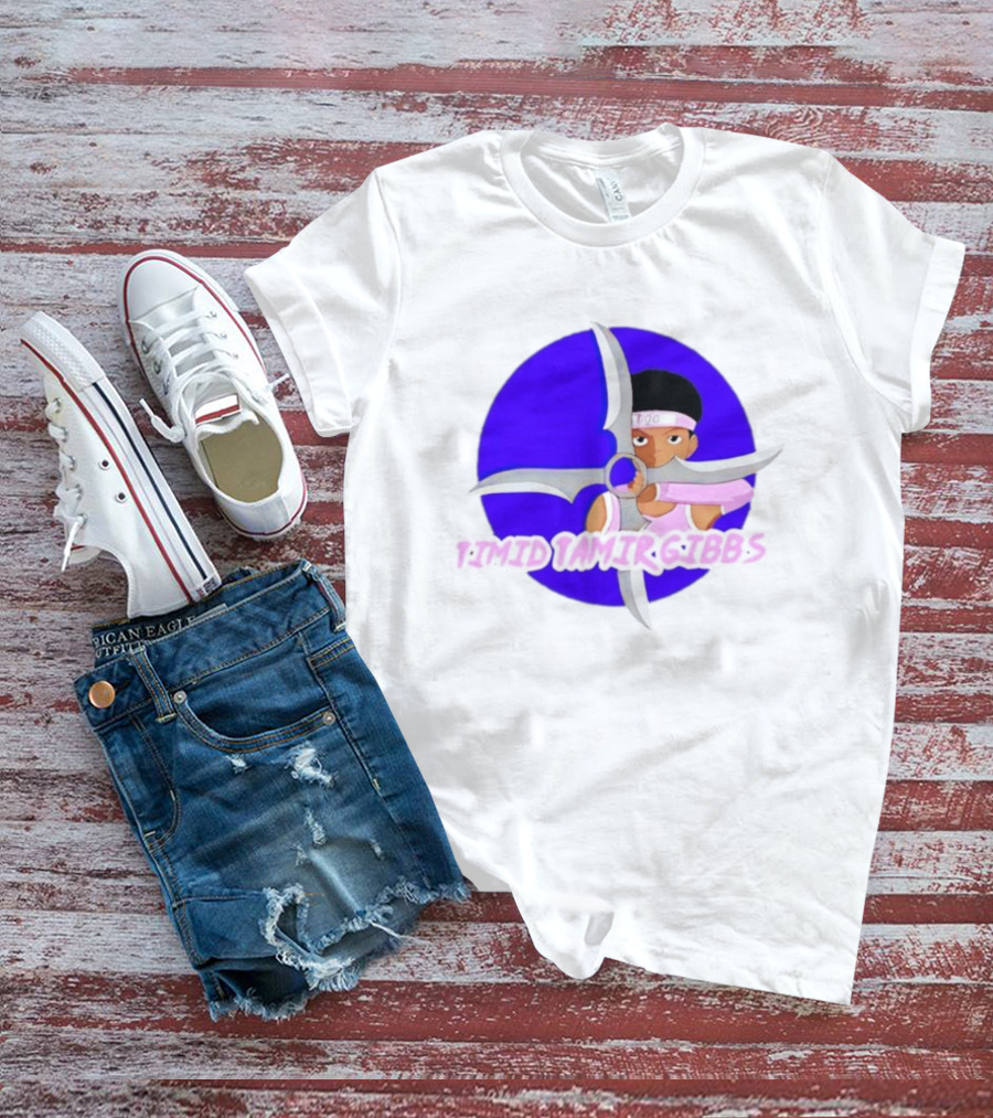 Timid Tamir Gibbs Windmill Shuriken Ninja T-Shirt