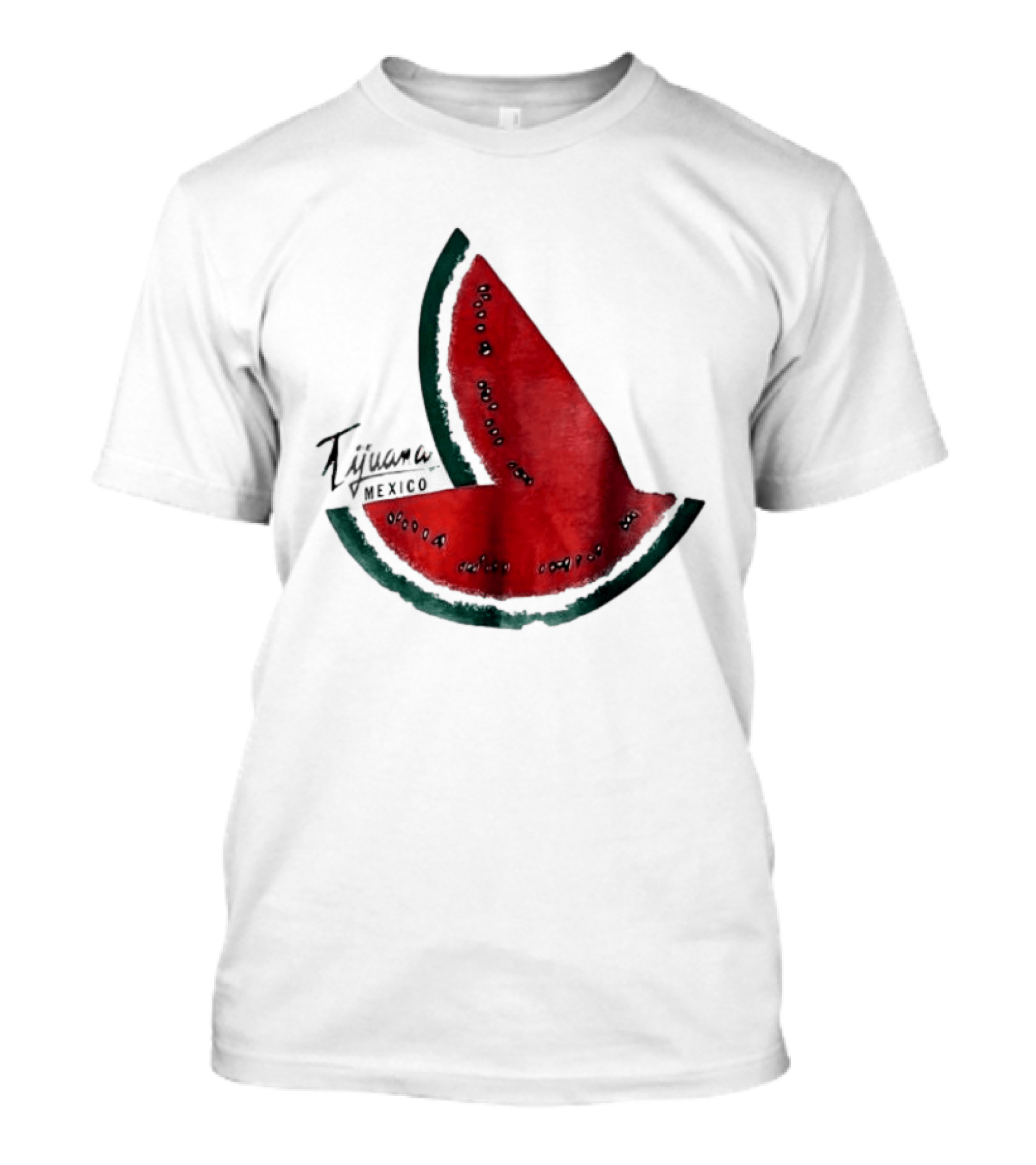 Tijuana Mexico Watermelon Summer Snack Souvenir T-Shirt