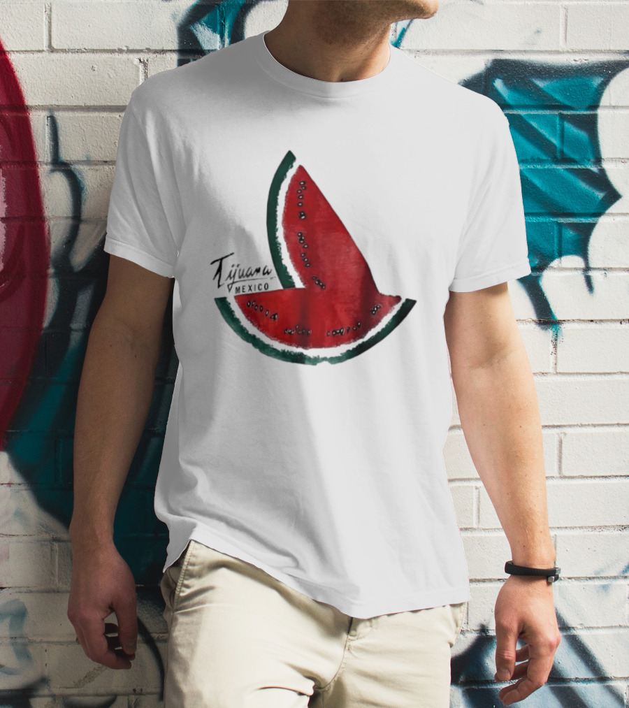 Tijuana Mexico Watermelon Summer Snack Souvenir T-Shirt