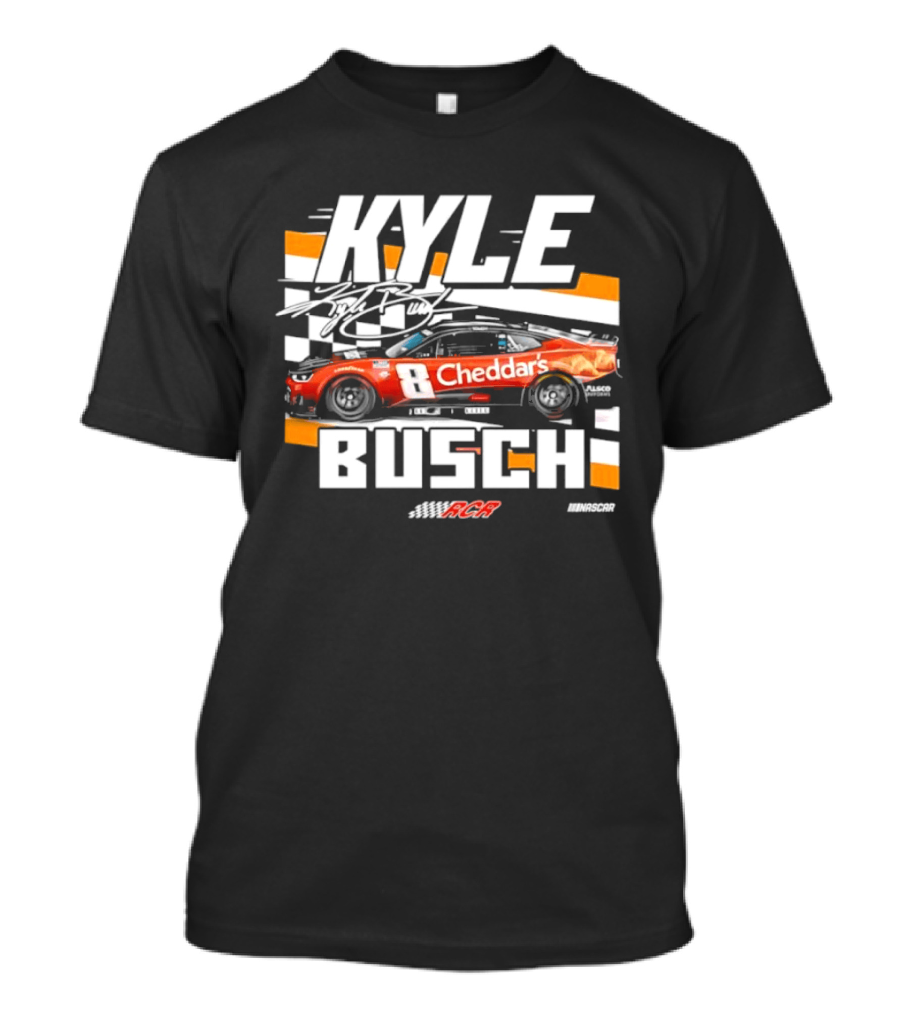 Kyle Busch Cheddar's NASCAR 8 Richard Childress Racing RCR T-Shirt