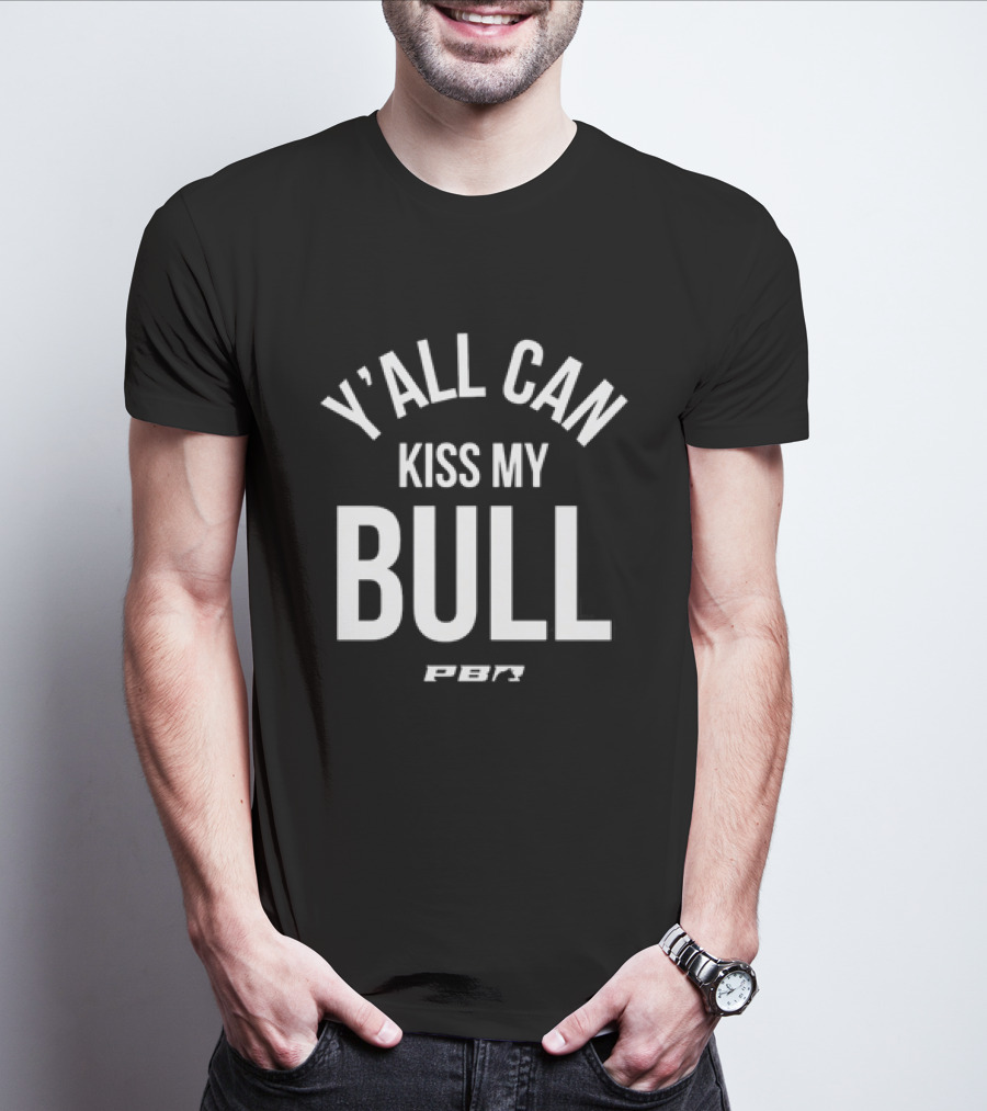 PBR Y'all Can Kiss My Bull T-Shirt