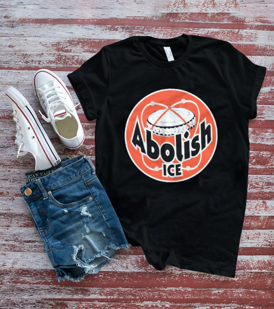 Abolish Ice Houston Astrodome Retro Baseball T-Shirt