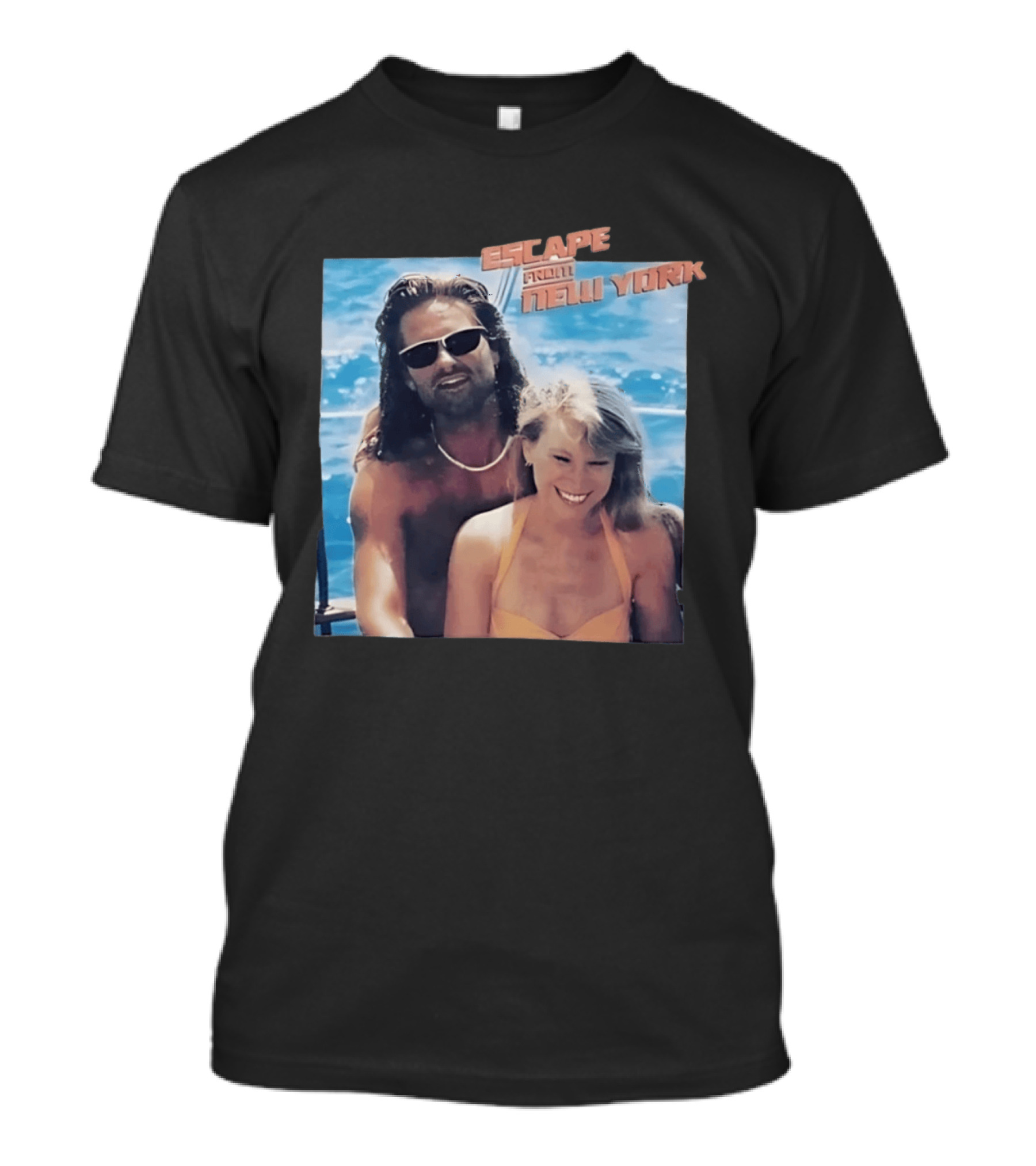 Captain Ron Kurt Russell Mary Kay Place Escape From New York 1992 T-Shirt