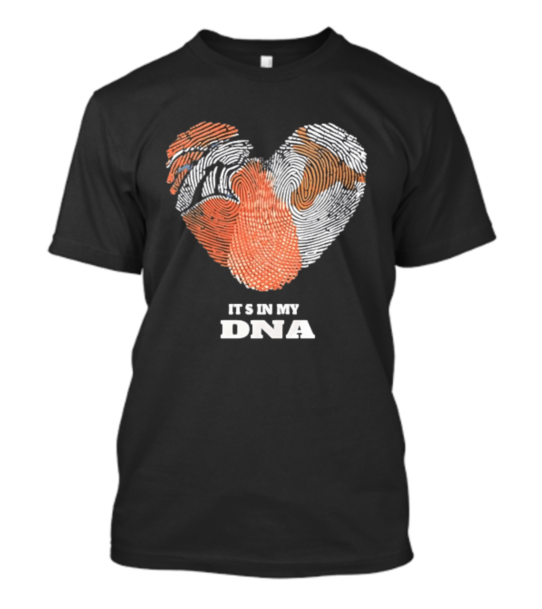 Fingerprint Heart It's In My DNA T-Shirt