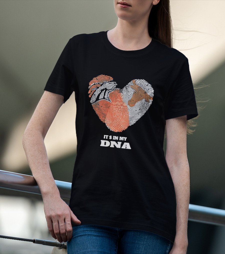 Fingerprint Heart It's In My DNA T-Shirt