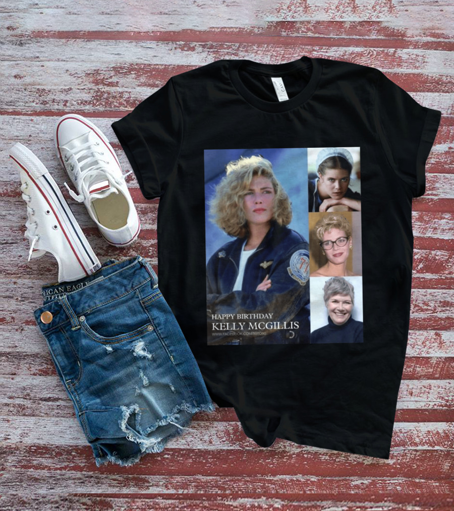Happy Birthday Kelly McGillis Photos Compilation T-Shirt