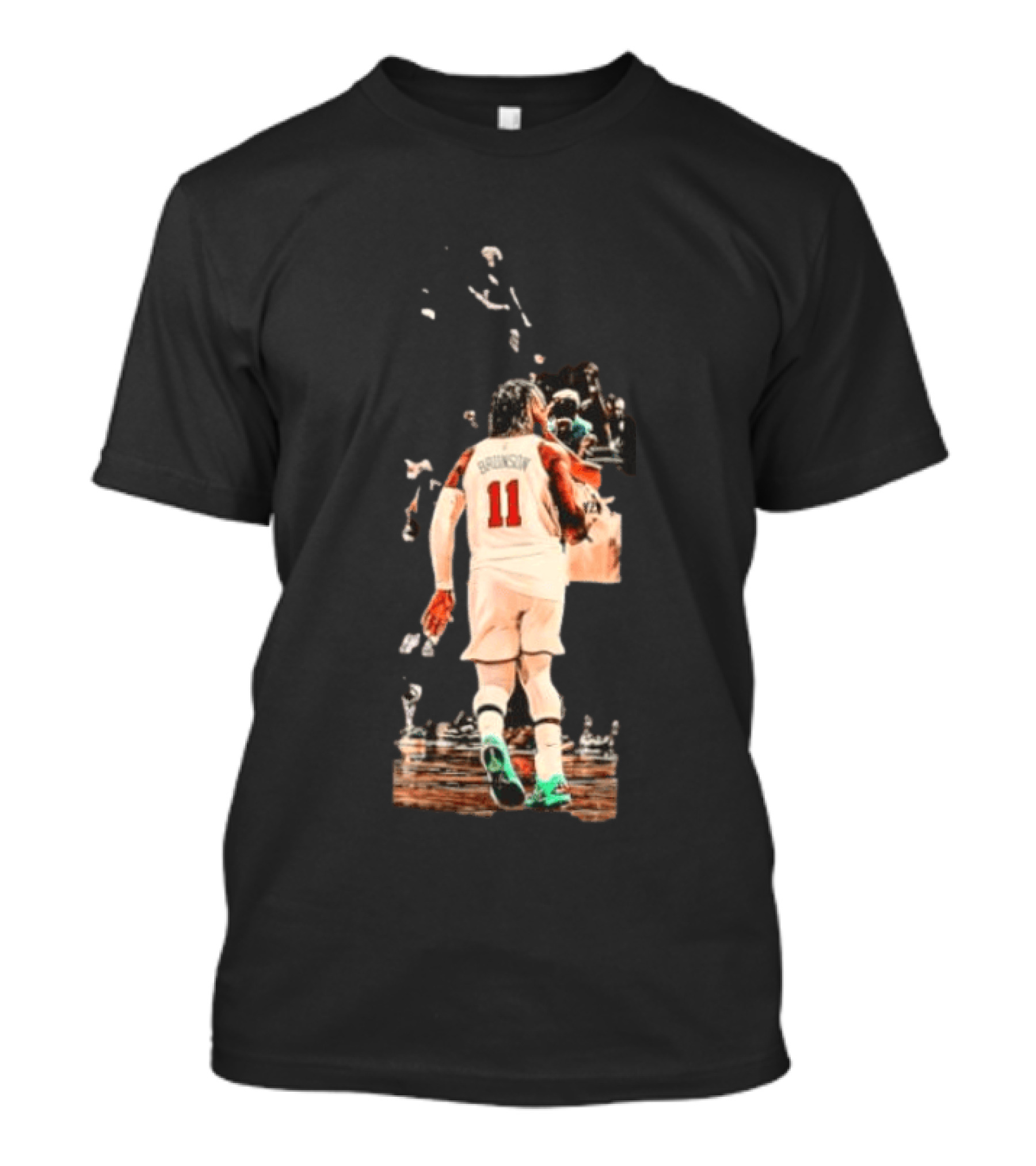Jalen Brunson New York Knicks NBA Player Number 11 T-Shirt