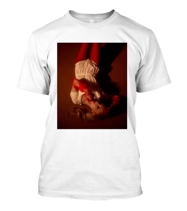 Ariana Grande Red And White Eternal Sunshine Aesthetic T-Shirt