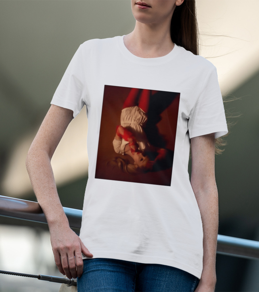 Ariana Grande Red And White Eternal Sunshine Aesthetic T-Shirt