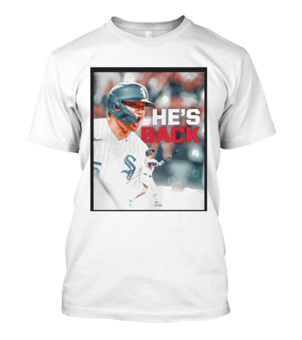 Chicago White Sox Munetaka Murakami He's Back Celebratory Moment T-Shirt