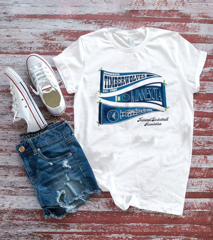 Minnesota Timberwolves NBA Pennants T-Shirt