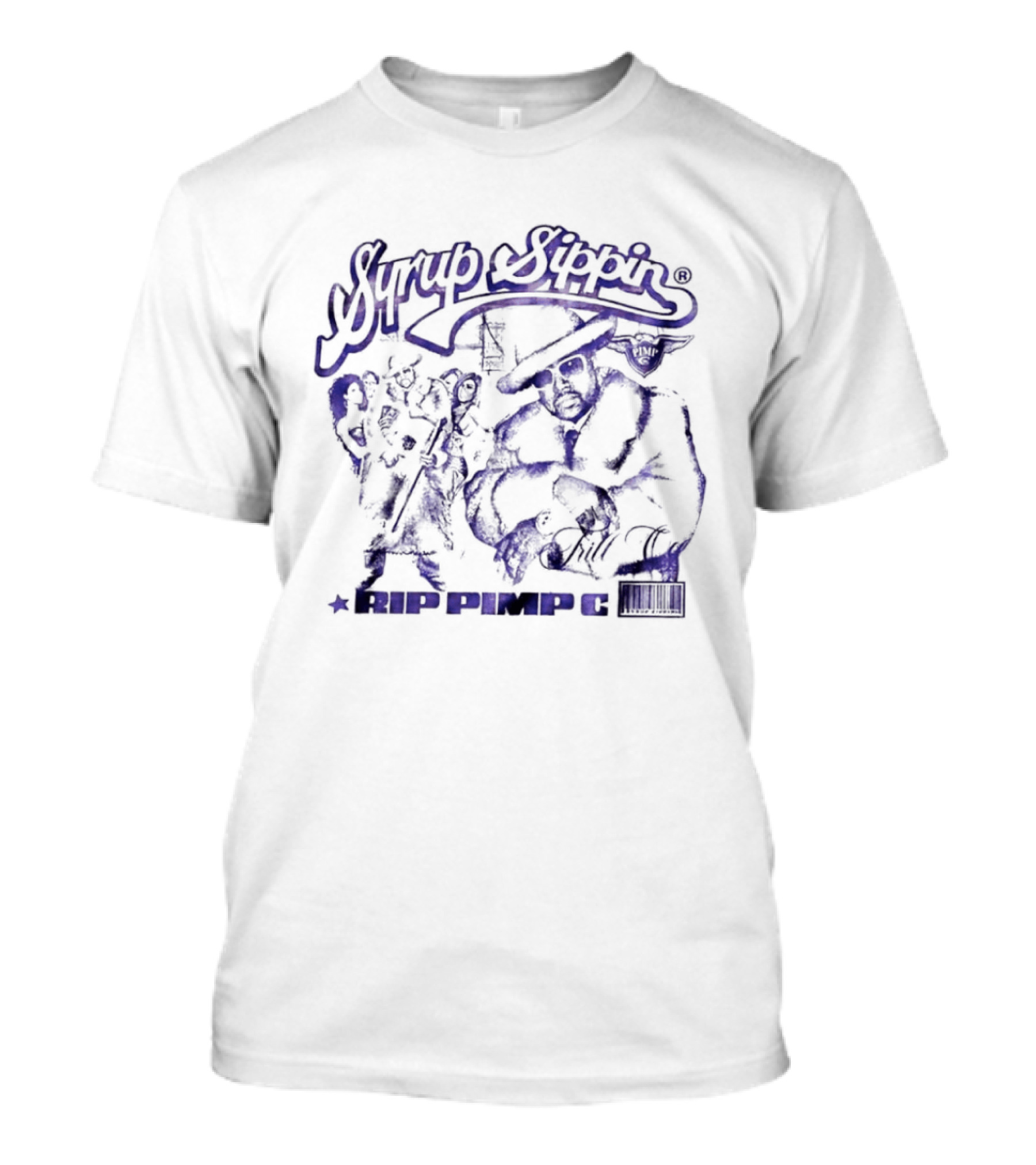 Pimp C Syrup Sippin RIP Pimp C Frill Co Trill Origin Legends T-Shirt